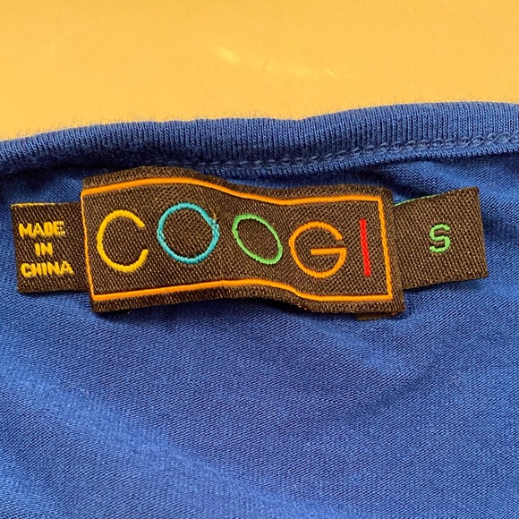 COOGI bright blue embellished Bodycon NWT size S - Picture 8 of 8